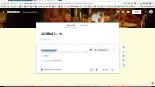 Formatting your Google Form