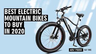 Fat Tire Electric Bike Mountain Bike 750W HOTEBIKE