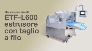 Abm Srl - ESTRUSORE CON TAGLIO A FILO PER PASTICCERIA, EXTRUDER AND WIRE-CUT COOKIE