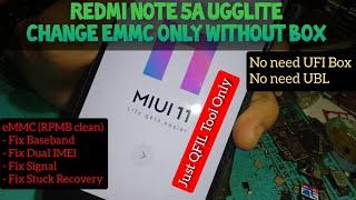 Change eMMC Only Redmi Note 5A Without Box | Fix Dual IMEI | By QFIL Tool @mobilecareid