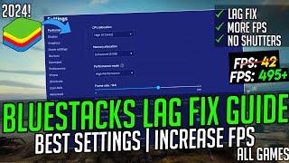 BlueStacks Best Settings For Low End PC  | BlueStacks Lag Fix And FPS Boost Optimization 2023