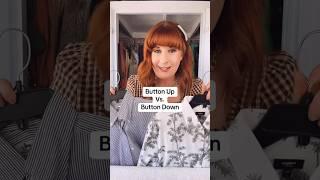 Button up vs. button down shirts- what’s the difference #fashiontips #styletips #styleguide #ootd