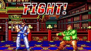 Kim Kaphwan vs. Cheng Sinzan - Fatal Fury 2 [Mega Drive] [CPU]