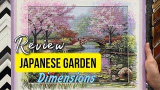 Cross stitch kit review Japanese Garden by Dimensions