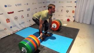 Dmitry Klokov - deadlift 295 x 2