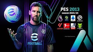 PES 2013 Option File/Patch PS3 Temporada 2023/24 V1 (Liga Master na Europa)