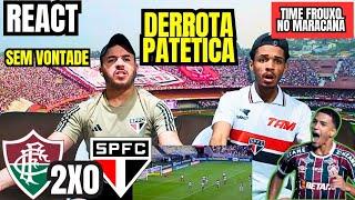 REACT FLUMINENSE 2 X 0 SÃO PAULO TIME FROUXO NO MARACANÃ- BRASILEIRÃO 2024