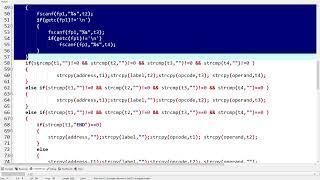 Pass 2 of 2-Pass Assembler - C Implementation