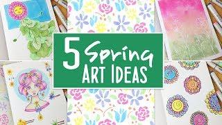 5 Spring Art and Drawing Ideas: More Ways to Fill Your Sketchbook