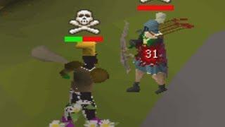 90 Attack in F2P is Chaos. (Pure Pking) Combat lvl 89