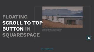 Scroll Back to Top Button in Squarespace