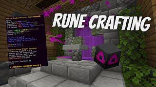 Crafting The Best Rune In Skyblock! (Hypixel)