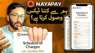 ️NayaPay Tax - NayaPay Schedule of Charges in 2024 - NayaPay Fees, Charges, and Pricing in 2024 