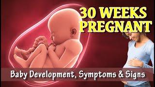 30 Weeks Pregnant: Baby Development, Symptoms & Signs