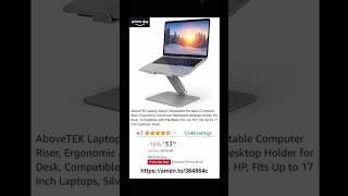 Laptop stand on sale during Amazon Prime Days; great for laptop as only computer or second screen