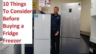 10 Things To Consider When Buying a Fridge Freezer