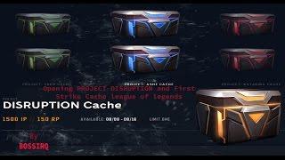 Opening PROJECT DISRUPTION and First Strike Cache league of legends