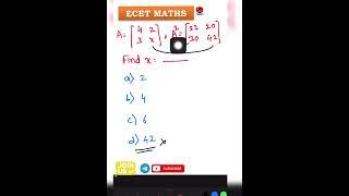 ECET 2025 Maths Guide | How to Score High & Get the Best Rank!  | Q-169 Explained #ecetexam