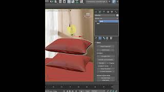 Create your own pillows model in 3ds MAX (Cloth Modifier) #3dmodeling #3dsmax #tutorial