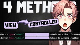 4 Different Scenarios of Passing Data from View to Controller (ASP.NET Core MVC Basics)