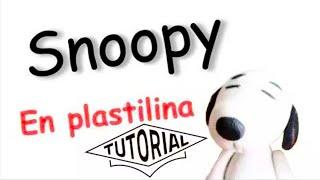 Tutorial Como hacer un perro Snoopy en Plastilina clay Charlie Brown The Peanuts, Stop Morion