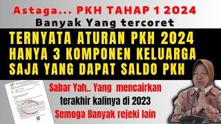 ATURAN PKH 2024 DIPERKETAT HANYA 3 KOMPONEN KELUARGA SAJA DAPAT BANTUAN PKH