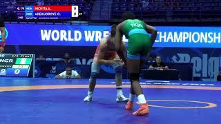 Anastasia NICHITA (MDA) vs. Odunayo Folasade ADEKUOROYE (NGR) | Seniors World Championships 2023 | Q