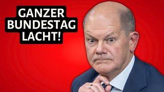 Eilmeldung: Scholz in Bundestag komplett gedemütigt