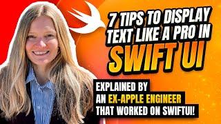 7 Tips to Display Text Like a Pro in SwiftUI (from an ex-Apple engineer )