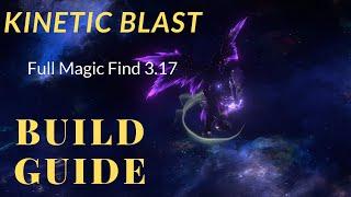 POE 3 17 Kinetic Blast Full Magic Find Build Guide POB in Description