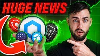 This is MASSIVE News For These Crypto Altcoins!!