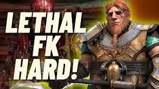 Gnut Showcase: Lethal Built Fire Knight Hard! • RAID Shadow Legends