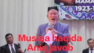 Musiqa haqida | Aniq javob  | Abdulaziz Mansur qori domilla | #music