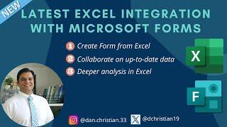 Latest Excel Integration With Microsoft Forms