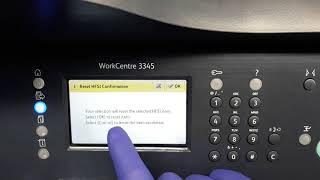 HOW TO RESET THE FUSER COUNTER ON XEROX WORKCENTRE 3345, REPLACE FUSER ASSEMBLY ERROR
