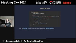 Python's asyncio in C++ for Terminal Graphics - Fernando Iglesias - Meeting C++ 2024