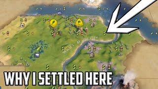 I talked about settling cities and early game strategy - Civ 6 Overexplained Arabia Let's Play Ep 1