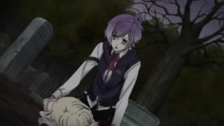 Diabolik Lovers: Kanato and Yui kiss scene