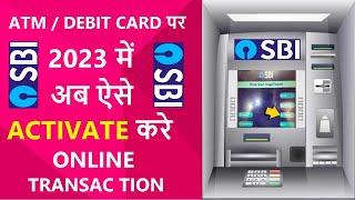 How to Activate Ecom Service from SBI Atm Machine II SBI ATM Machine se Activate kare Ecom Service