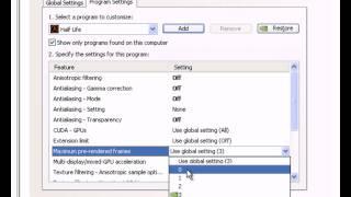 CS 1.6 - Nvidia Settings