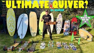 Full Board Quiver Breakdown - My Road To Skateboarding #windsurfing #kitesurfing #surfing #foiling