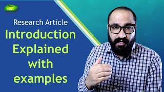 Introduction of a research article with example | Manuscript | Part-5 | Basic Science Series