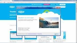 How to Install Skype on pc