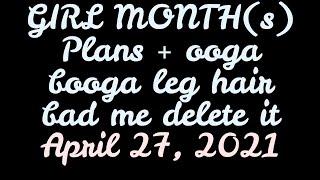 F1NN5TER 2021-04-27 Stream: GIRL MONTH(s) Plans + ooga booga leg hair bad me delete it