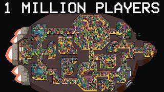 AMONG US, but with 1 MILLION PLAYERS on SKELD MAP