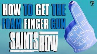 Saints Row - How to Get the Foam Finger Gun (Airplane Grave Shooting Gallery)