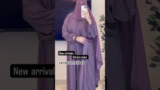 DUBAI ABAYA  LATEST COLLECTION #dubai #dubaimall #abaya #hijabfashion #muslimah  #jilbab #short