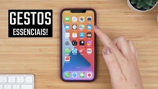 GESTOS ESSENCIAIS para INICIANTES no iPhone!