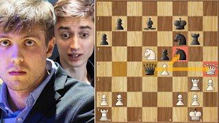 A Feast For The Eyes || Bjerre vs Dubov  || FIDE World Rapid Championship (2024)