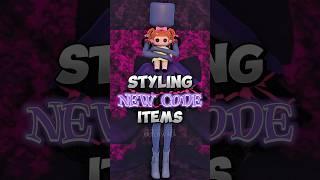 Styling New Code Items in Dress to Impress ‍↔️ #roblox #dti #dresstoimpress #shorts #dticodes